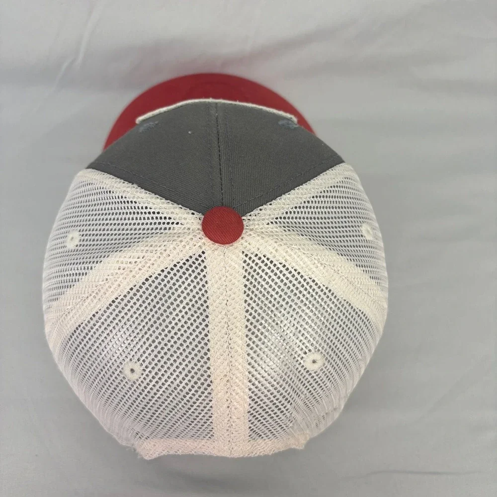 Zephyr Arkansas Razorbacks Trucker Hat Mens OSFA Red Grey Snapback Mesh Cap